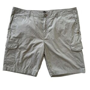 Tommy‎ Bahama Men's Beige Cotton Casual Cargo Shorts Size 42x9
